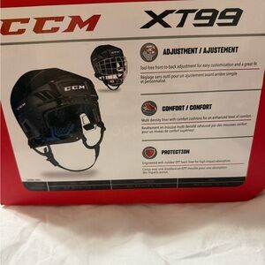 CCM HTXT99 Black Helmet
